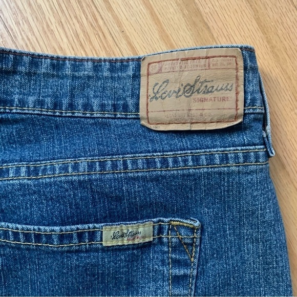 Vintage Y2K Levi Strauss Signature Stretch Low Rise Boot Cut Jeans Medium - Picture 10 of 11